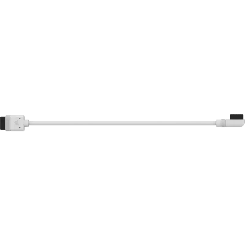 CORSAIR iCUE LINK Cable; 2x 200mm with Straight/Slim 90° connectors; White (CL-9011131-WW)_1
