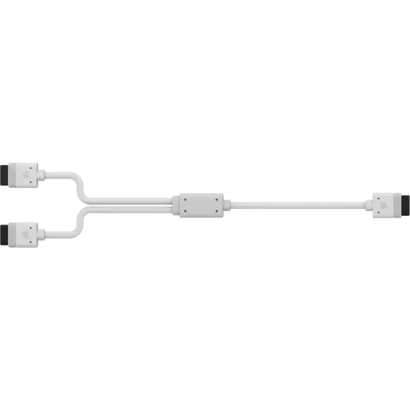 CORSAIR iCUE LINK Cable; 1x 600mm Y-Cable with Straight connectors; White (CL-9011132-WW)_4