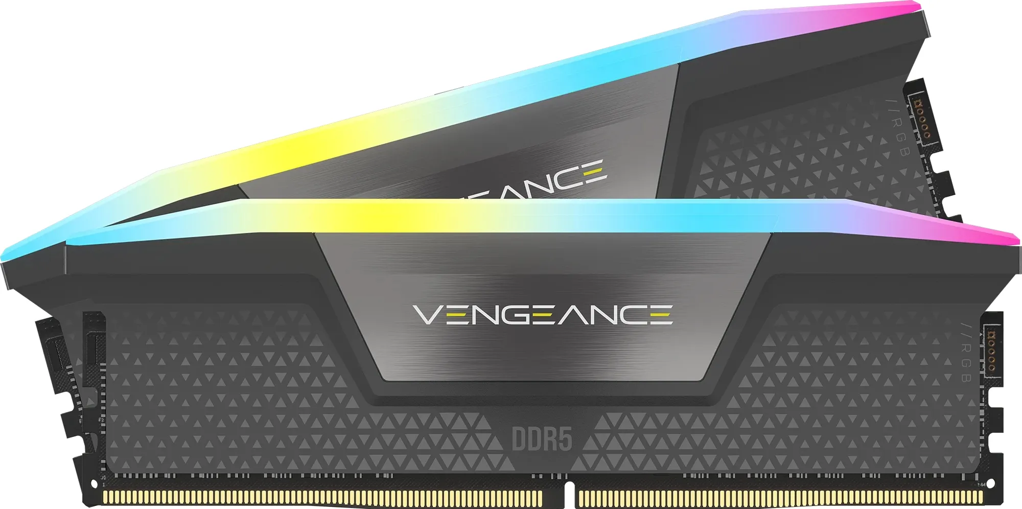 Corsair VENGEANCE RGB DDR5 32GB (2x16GB) DDR5 6000 CL36-44-44-96 1.4V  Intel XMP and AMD EXPO Memory - Grey. (CMH32GX5M2E6000Z36)