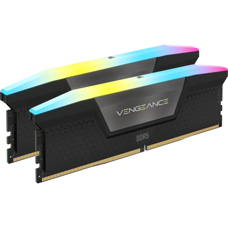Corsair VENGEANCE RGB DDR5 32GB (2 x 16GB) DDR5 7200 CL34-44-44-96 1.45V Intel XMP - BLACK. (CMH32GX5M2X7200C34)_5