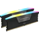 Corsair VENGEANCE RGB DDR5 48GB (2 x 24GB) DDR5 7200 CL36-46-46-116 1.40V Intel XMP - BLACK (CMH48GX5M2B7200C36)