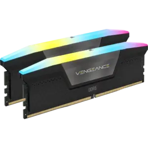 Corsair VENGEANCE RGB DDR5 48GB (2 x 24GB) DDR5 7200 CL36-46-46-116 1.40V Intel XMP - BLACK (CMH48GX5M2B7200C36)