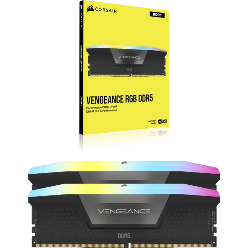 Corsair VENGEANCE RGB DDR5 48GB (2 x 24GB) DDR5 7200 CL36-46-46-116 1.40V Intel XMP - BLACK (CMH48GX5M2B7200C36)_8