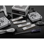 Corsair VENGEANCE® 32GB (2 x 16GB) DDR5 DRAM 5200 C40 Memory Kit; 40-40-40-77; 1.25V; Intel XMP White. . (CMK32GX5M2B5200C40W)