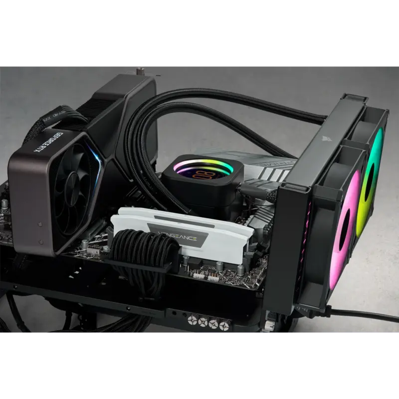 Corsair VENGEANCE® 32GB (2 x 16GB) DDR5 DRAM 5200 C40 Memory Kit; 40-40-40-77; 1.25V; Intel XMP White. . (CMK32GX5M2B5200C40W)_3