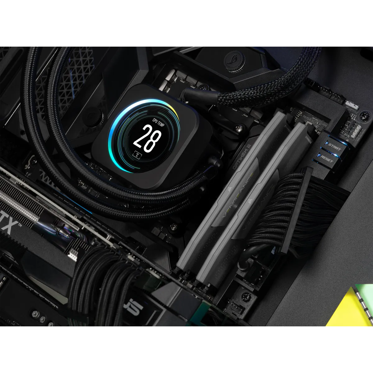 Corsair VENGEANCE DDR5 32GB (2 x 16GB) DDR5 5200 CL40-40-40-77 1.25V Intel XMP & AMD EXPO - GREY (CMK32GX5M2B5200Z40)