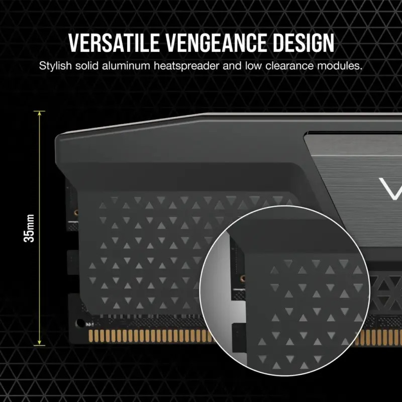 Corsair VENGEANCE DDR5 32GB (2 x 16GB) DDR5 6000 CL36-44-44-96 1.35V Intel XMP & AMD EXPO - GREY (CMK32GX5M2E6000Z36)_1
