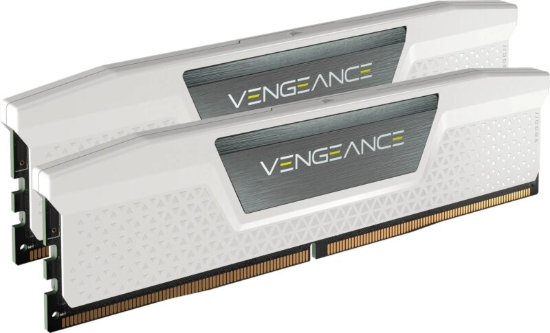 Corsair VENGEANCE DDR5 32GB (2 x 16GB) DDR5 6000 CL36-44-44-96 1.35V Intel XMP & AMD EXPO - White (CMK32GX5M2E6000Z36W)