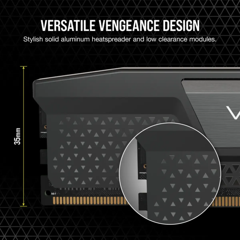 Corsair VENGEANCE DDR5 32GB (2 x 16GB) DDR5 7200 CL34-44-44-96 1.45V Intel XMP - BLACK (CMK32GX5M2X7200C34)_7