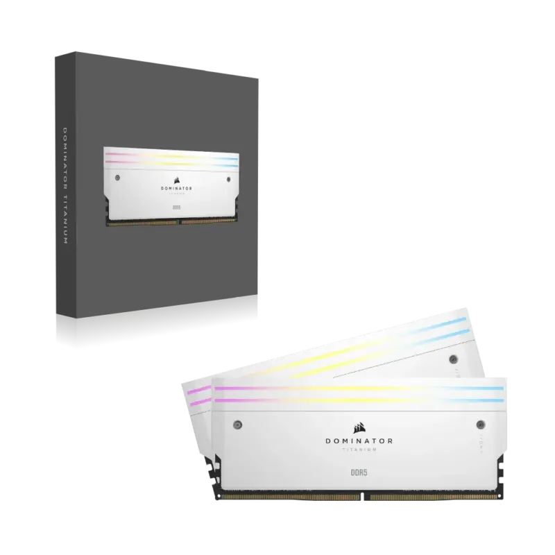 Corsair DOMINATOR TITANIUM 32GB (2 x 16GB) DDR5 7200 CL34-44-44-96 1.45V Intel XMP - WHITE (CMP32GX5M2X7200C34W)_11