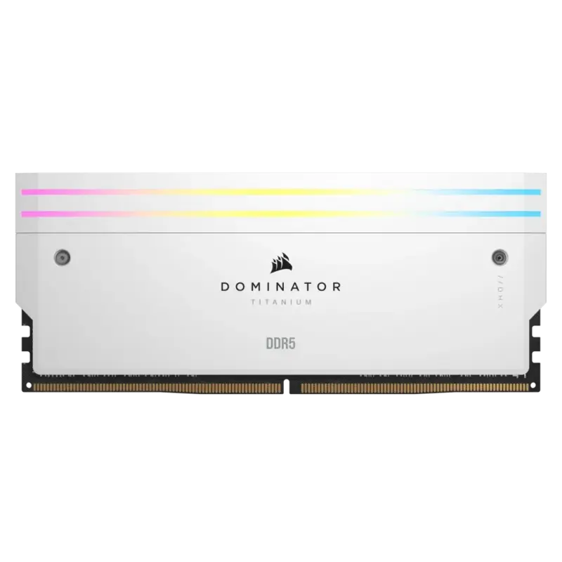 Corsair DOMINATOR TITANIUM 32GB (2 x 16GB) DDR5 7200 CL34-44-44-96 1.45V Intel XMP - WHITE (CMP32GX5M2X7200C34W)