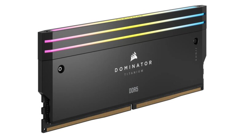 Corsair DOMINATOR TITANIUM 48GB (2 x 24GB) DDR5 7200 CL36-46-46-116 1.40V Intel XMP - BLACK (CMP48GX5M2X7200C36)_6