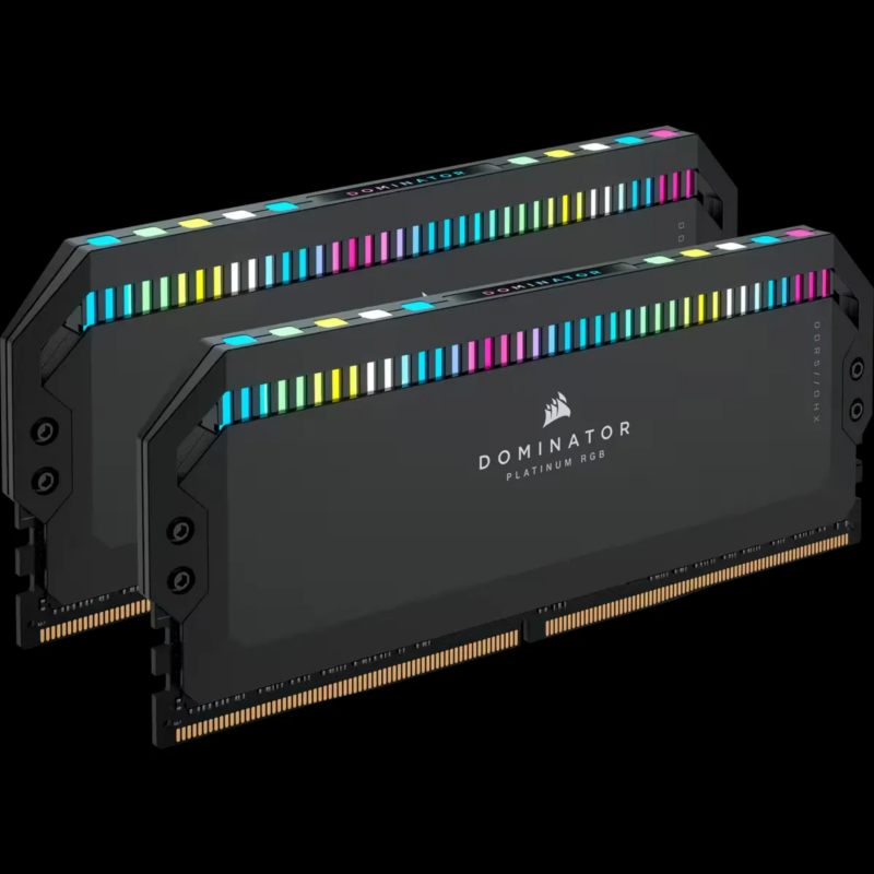 Corsair DOMINATOR RGB DDR5 32GB (2 x 16GB) DDR5 6400 CL32-40-40-84 1.40V Intel XMP - BLACK (CMT32GX5M2B6400C32)_5