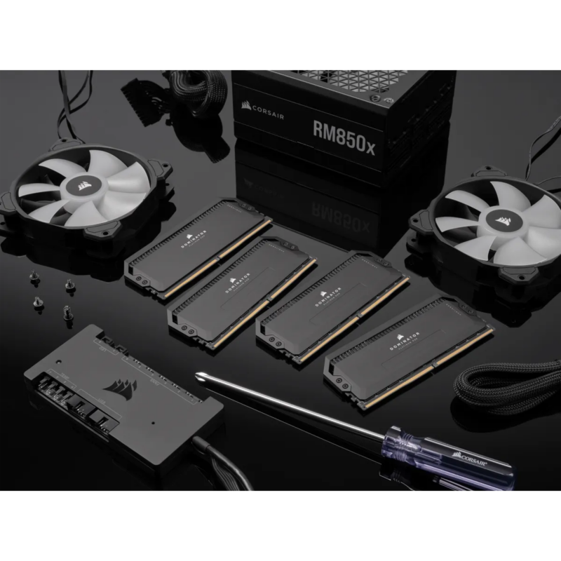 Corsair DOMINATOR RGB DDR5 32GB (2 x 16GB) DDR5 7200 CL34-44-44-96 1.45V Intel XMP - BLACK (CMT32GX5M2X7200C34)_6