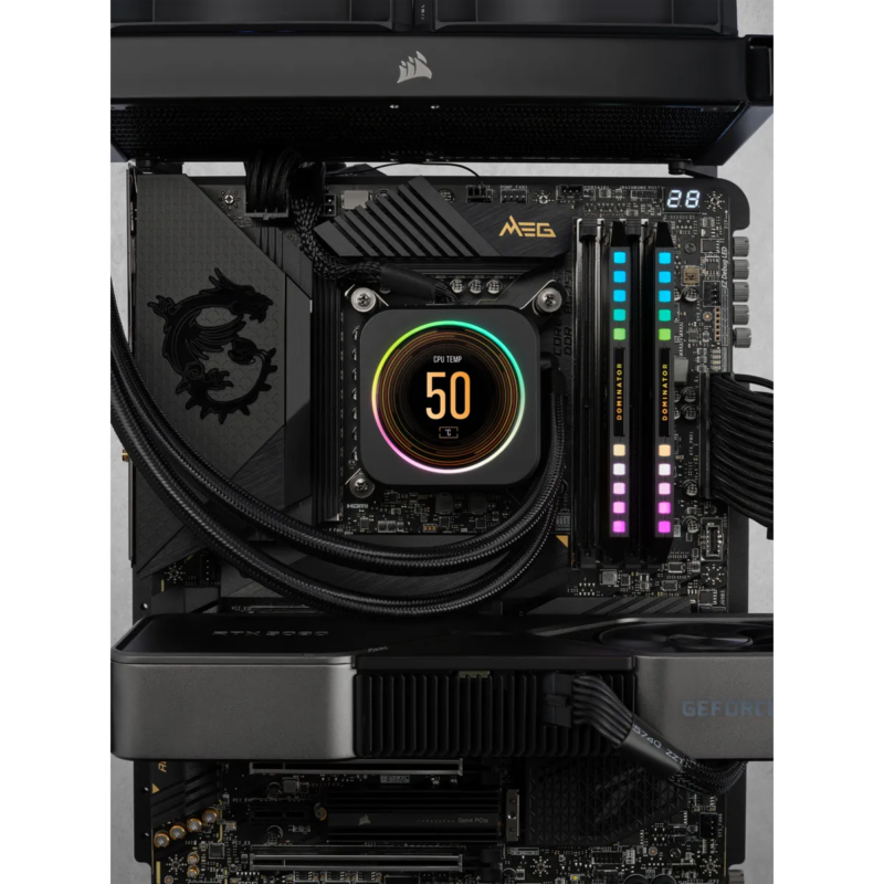 Corsair DOMINATOR RGB DDR5 32GB (2 x 16GB) DDR5 7200 CL34-44-44-96 1.45V Intel XMP - BLACK (CMT32GX5M2X7200C34)_8