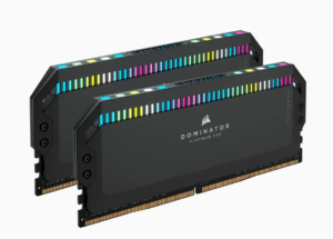 CORSAIR DOMINATOR RGB DDR5 64GB (2 x 32GB) DDR5 5600 CL40-40-40-77 1.25V Intel XMP & AMD EXPO - GREY (CMT64GX5M2B5600Z40K)
