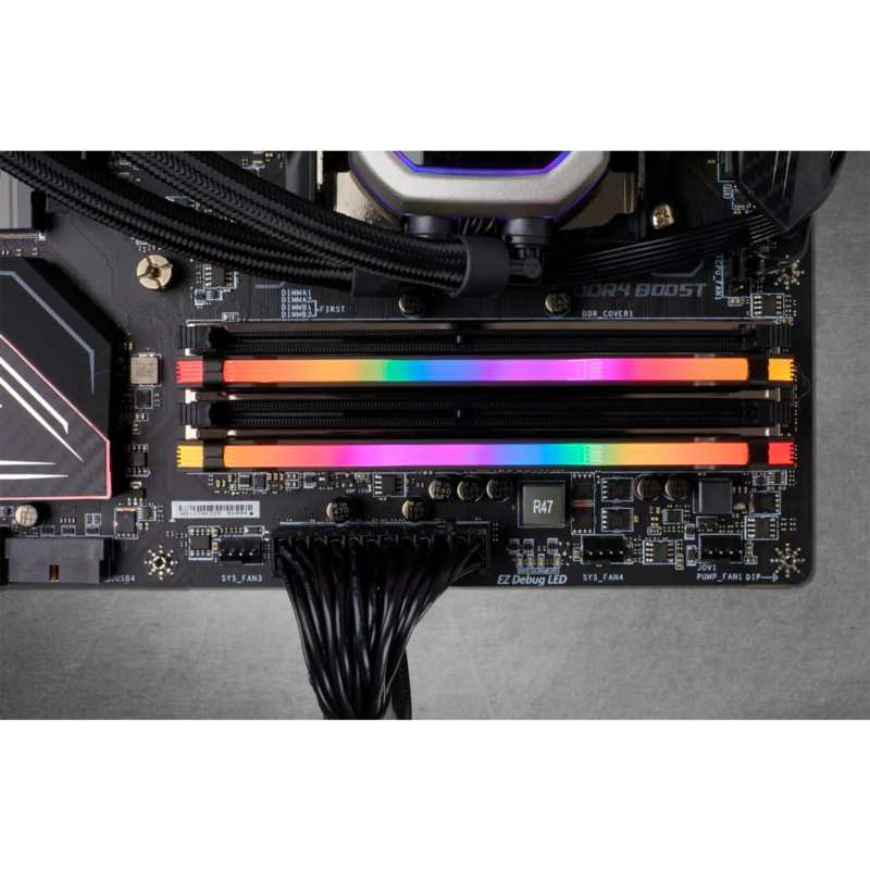 Corsair VENGEANCE® RGB PRO 16GB (2 x 8GB) DDR4 DRAM 3600MHz C18 Memory Kit; 18-22-22-42; 1.35V; Black. (CMW16GX4M2D3600C18)_4