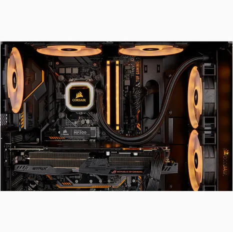 CORSAIR VENGEANCE RGB PRO 16GB (2x8GB) DDR4 3200 C16 Memory Kit; 16-20-20-38; 1.35V - Black TUF edition. (CMW16GX4M2E3200C16)
