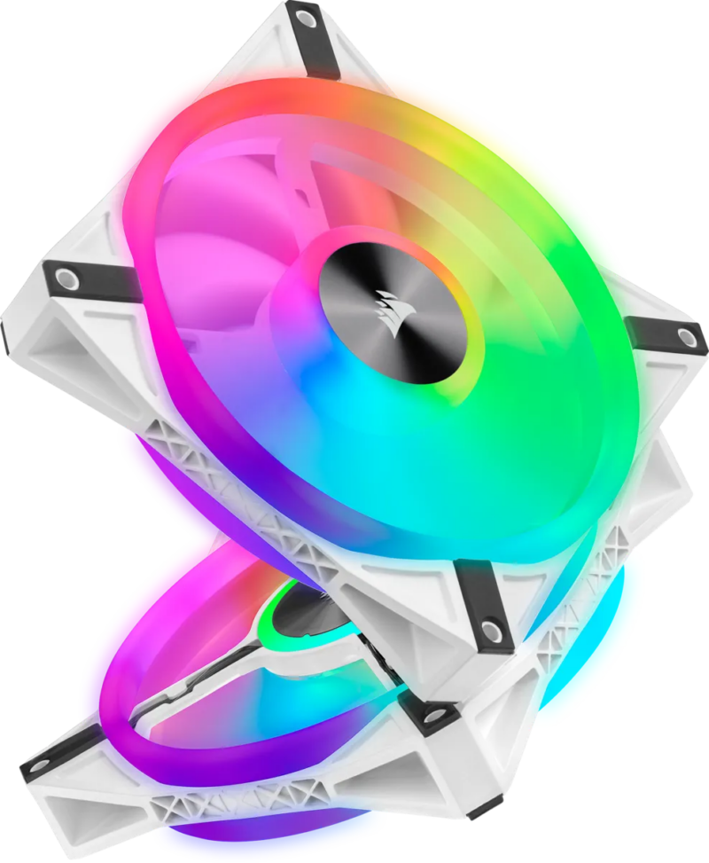 Corsair iCUE QL140 RGB 140mm PWM Dual Fan Kit with Lighting Node CORE - White (CO-9050106-WW) - Image 18