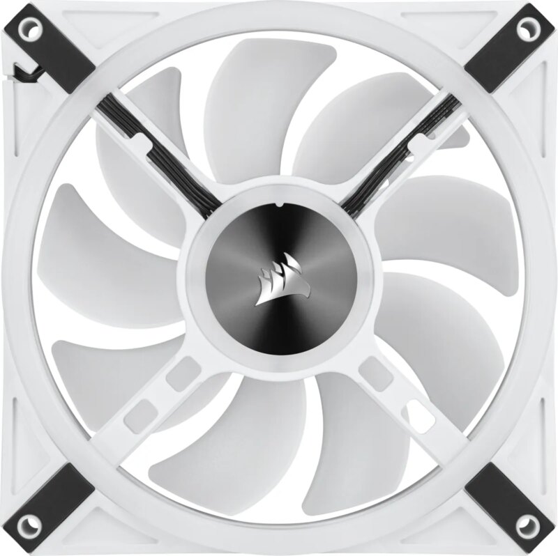 Corsair iCUE QL140 RGB 140mm PWM Dual Fan Kit with Lighting Node CORE - White (CO-9050106-WW)_2