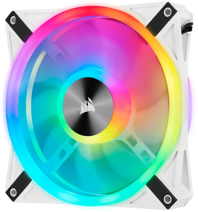 Corsair iCUE QL140 RGB 140mm PWM Dual Fan Kit with Lighting Node CORE - White (CO-9050106-WW) - Image 27