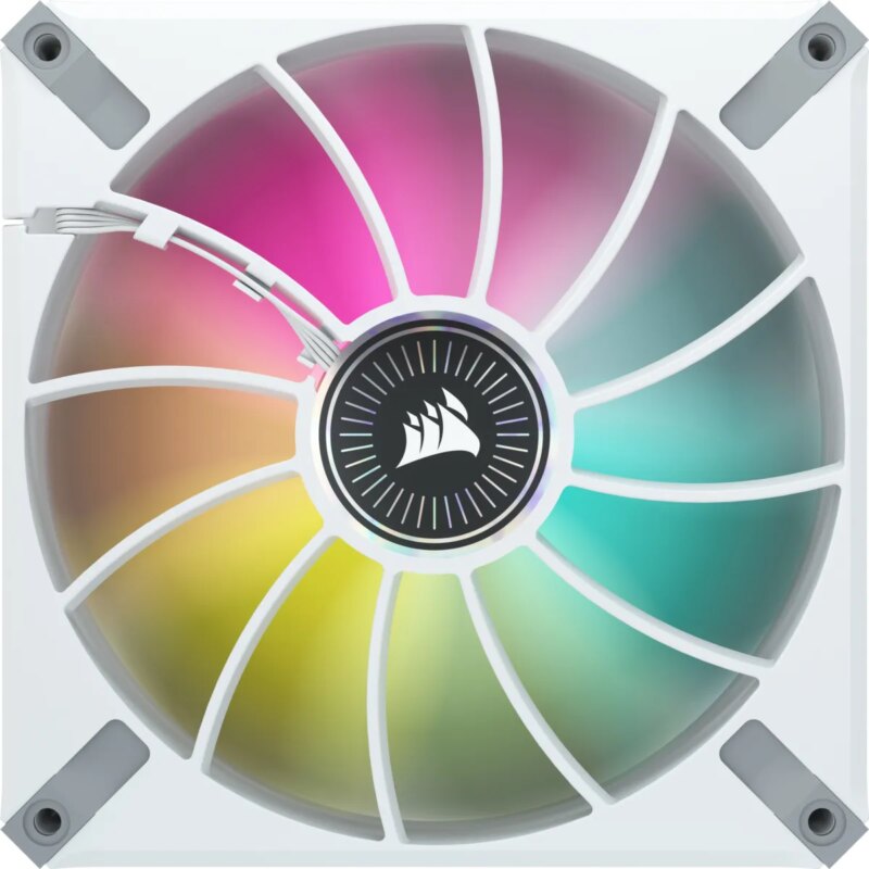 Corsair ML140 140mm PWM 400 - 2000 RPM Premium Magnetic Levitation Fan; Dual Pack With Lighting Node Core - White (CO-9050119-WW)_6