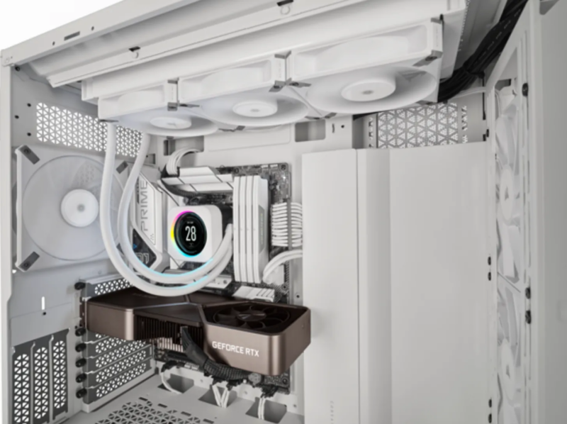 Corsair AF ELITE Series; AF140 ELITE WHITE; 140mm Fluid Dynamic Fan with AirGuide; Single Pack. (CO-9050143-WW)_9