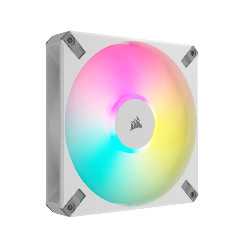 Corsair AF ELITE Series; AF140 RGB ELITE WHITE; 140mm Fluid Dynamic RGB Fan with AirGuide; Single Pack (CO-9050159-WW)_3
