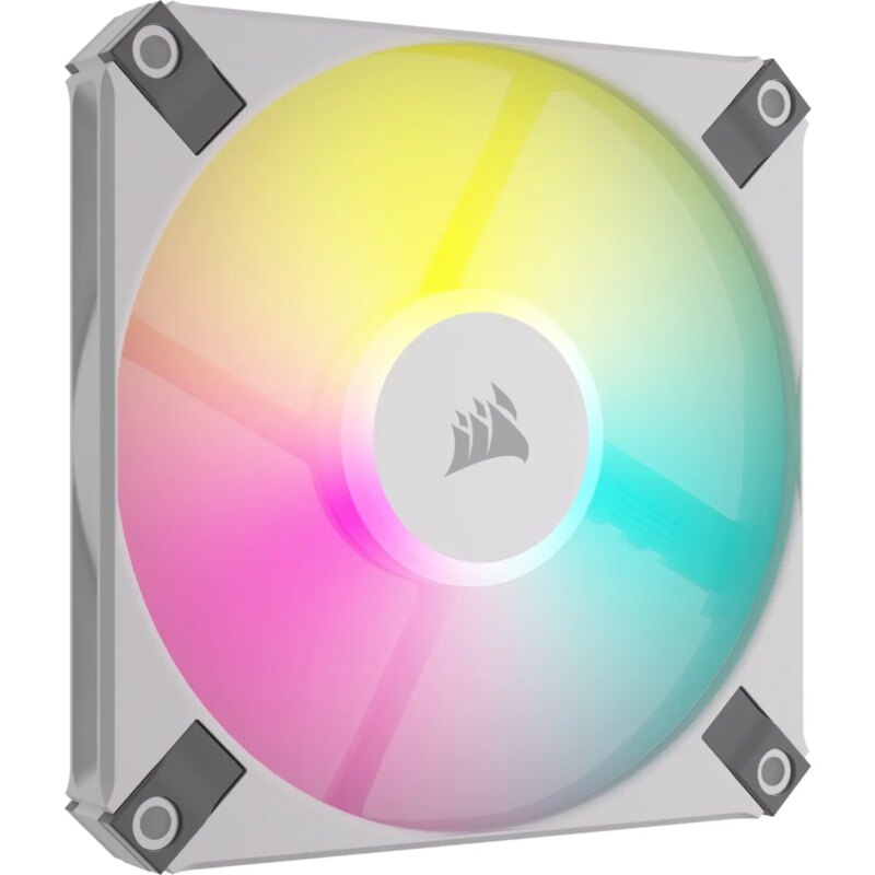 Corsair iCUE AF120 RGB SLIM 120mm PWM Fluid Dynamic Bearing Fan - White (CO-9050164-WW)_2