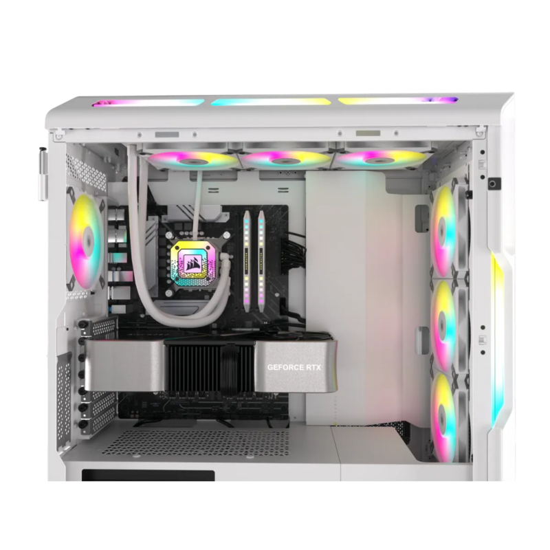 Corsair iCUE AF120 RGB SLIM 120mm PWM Fluid Dynamic Bearing Fan - White (CO-9050164-WW) - Image 22