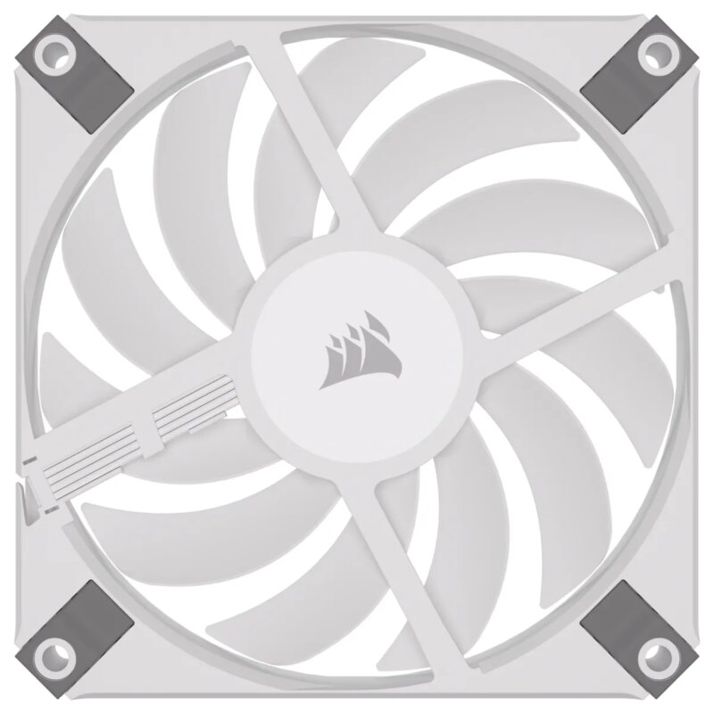 Corsair iCUE AF120 RGB SLIM 120mm PWM Fluid Dynamic Bearing Fan - White (CO-9050164-WW) - Image 27