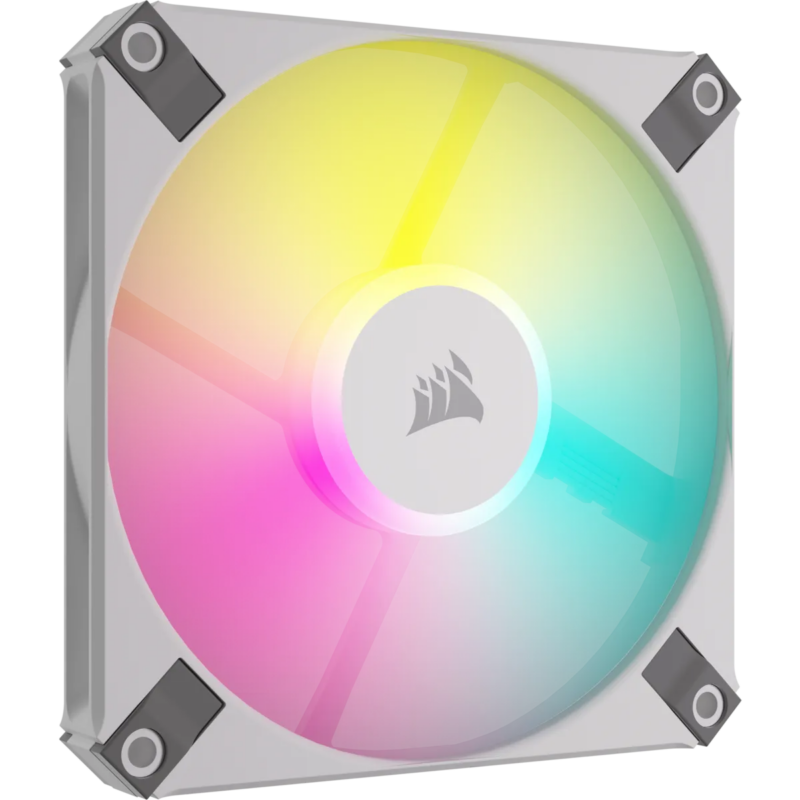 Corsair iCUE AF120 RGB SLIM 120mm PWM Fluid Dynamic Bearing Fan - White (CO-9050164-WW)_3