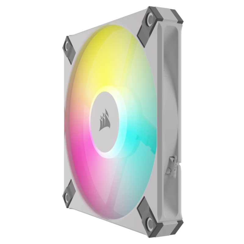 Corsair iCUE AF120 RGB SLIM 120mm PWM Fluid Dynamic Bearing Fan - White (CO-9050164-WW) - Image 34