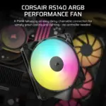 Corsair RS140 ARGB 140mm PWM Fans Dual Pack (CO-9050183-WW)
