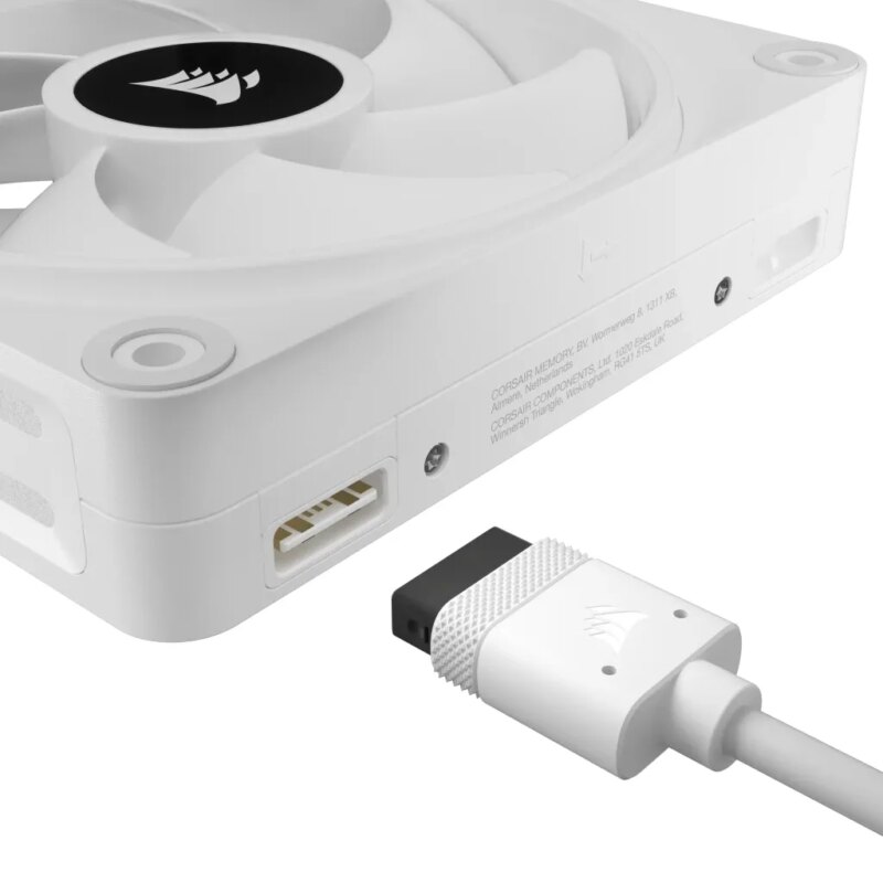 Corsair iCUE LINK QX120 RGB 120mm PWM Fan Expansion Kit - White (CO-9051005-WW) - Image 17