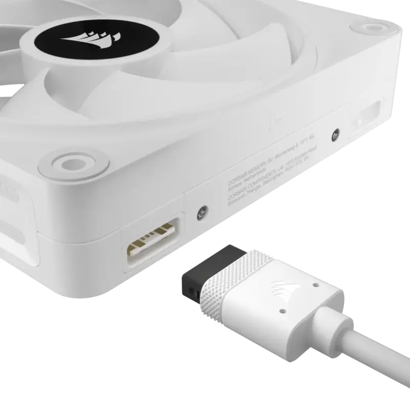 Corsair iCUE LINK QX120 RGB 120mm PWM Fan Expansion Kit - White (CO-9051005-WW) - Image 18