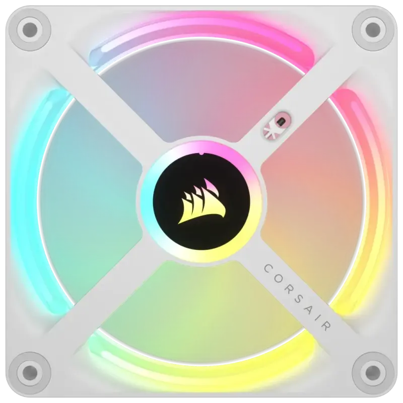 Corsair iCUE LINK QX120 RGB 120mm PWM Fan Expansion Kit - White (CO-9051005-WW)_9