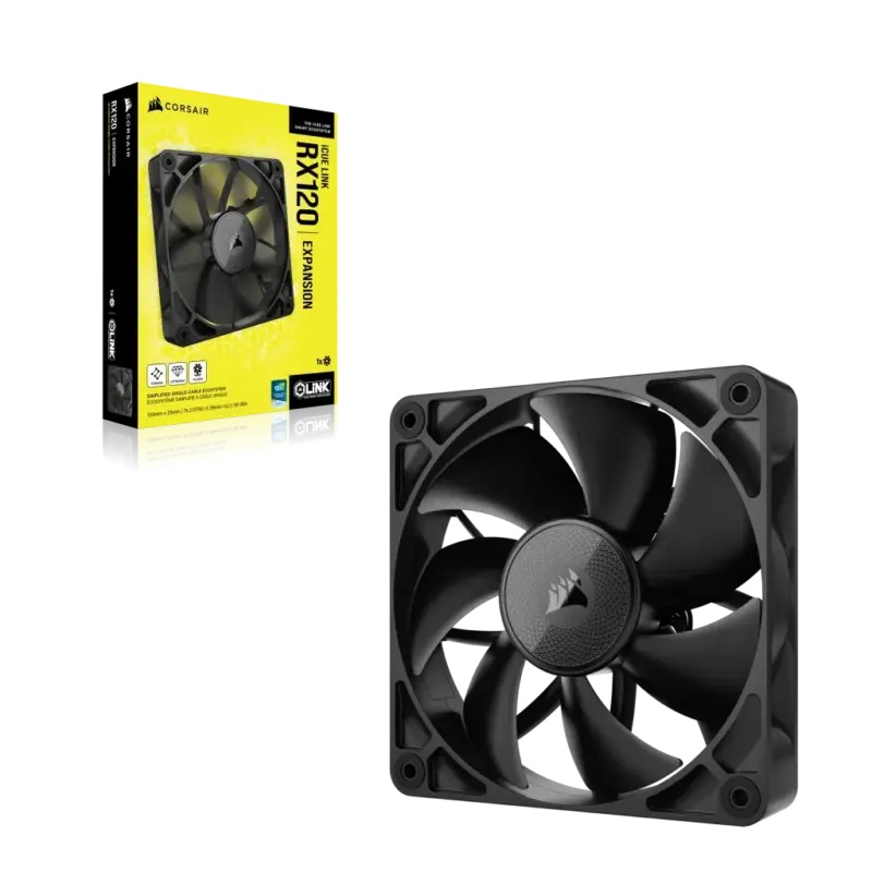 Corsair RX Series; iCUE LINK RX120; 120mm Fan; Single Pack. (CO-9051009-WW)_8