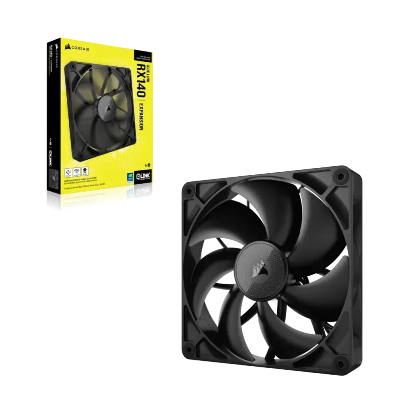 CORSAIR RX Series; iCUE LINK RX140; 140mm Fan; Single Pack (CO-9051011-WW)_8