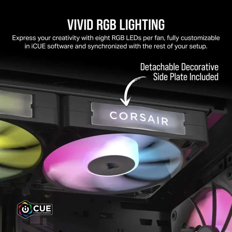 Corsair RX Series; iCUE LINK RX140; 140mm Fan; Dual Pack. (CO-9051020-WW)_7