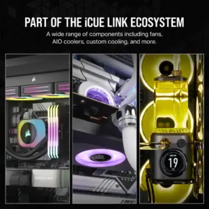 Corsair RX RGB Series; iCUE LINK RX120 RGB White; 120mm Fan; Single Pack (CO-9051021-WW)