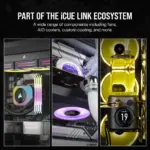 CORSAIR RX Series; iCUE LINK RX140; 140mm Fan; Dual Pack - White. (CO-9051024-WW)