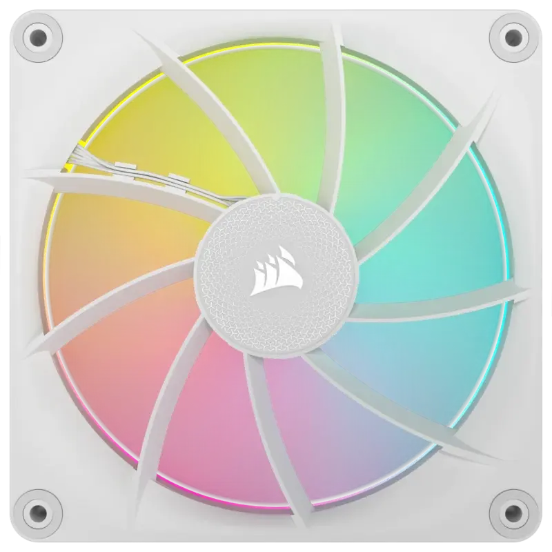 Corsair iCUE LINK LX140 RGB 120mm PWM Fan - Dual Light Loops – Requires iCUE LINK System Hub (Sold Separately) - White (CO-9051031-WW)_1