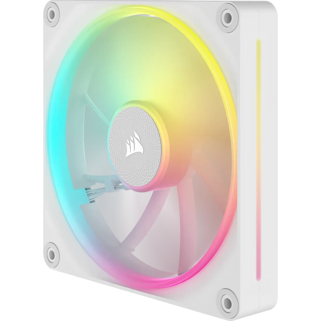 Corsair LX RGB Series; iCUE LINK LX140 RGB White; 140mm Fan; Dual Pack; iCUE LINK System Hub Included (CO-9051032-WW)