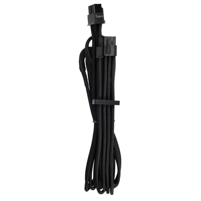 Corsair Premium Individually Sleeved PCIe Cables (Single Connector) Type 4 Gen 4 – Black (CP-8920243)_1