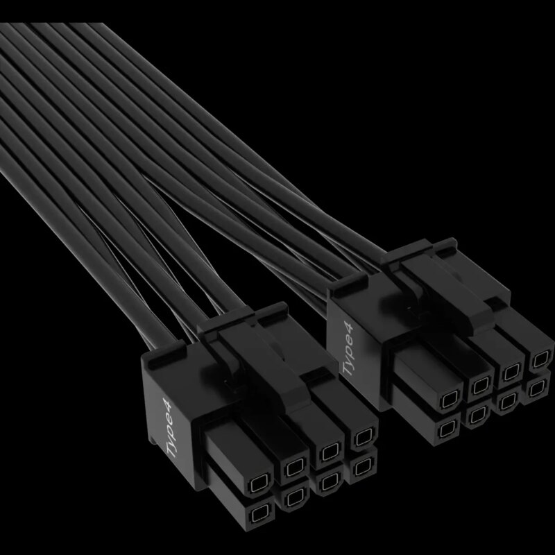 Corsair Premium Individually Sleeved 12+4pin PCIe Gen 5 12VHPWR 600W cable; Type 4; Black. (CP-8920284)_2