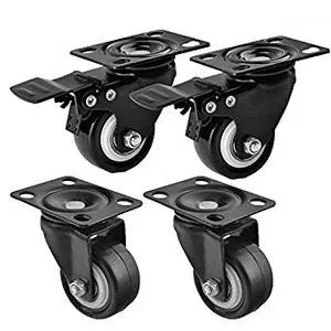 RCT SET OF 4 CASTORS 2x break 2x std. (CS004)