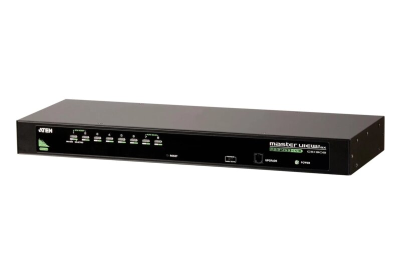 ATEN 8-Port PS/2-USB  VGA KVM Switch /Cascade/W/(US/EU/OUT) ADP. ATEN (CS1308)_2