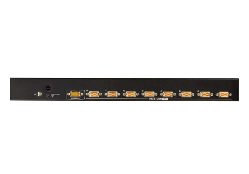 ATEN 8-Port PS/2-USB  VGA KVM Switch /Cascade/W/(US/EU/OUT) ADP. ATEN (CS1308)_3