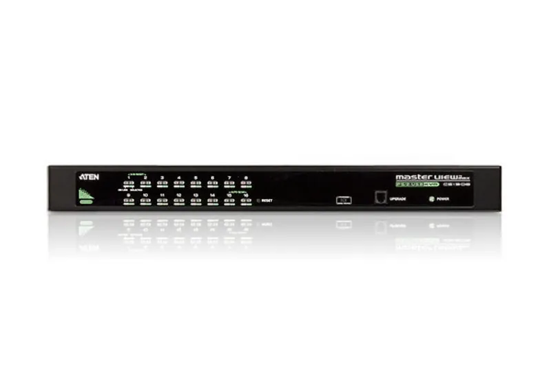 ATEN 16-Port PS/2-USB  VGA KVM Switch/Cascade/W/(US/EU/OUT) ADP. ATEN (CS1316)